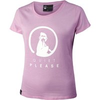 Quiet Please Baseline Logo T-shirt Damen Pink - S von Quiet Please