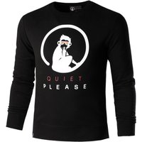 Quiet Please Advantage Logo Sweatshirt Herren in schwarz, Größe: M von Quiet Please