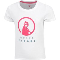 Quiet Please Create Baseline Logo T-shirt Mädchen Weiß - 116 von Quiet Please
