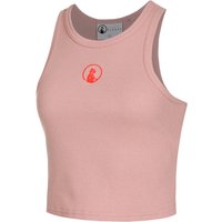 Quiet Please Crossroad Ribbed Tank-top Damen Altrosa - S von Quiet Please