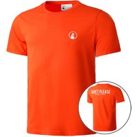Quiet Please Ready To Serve T-Shirt Herren in orange, Größe: S von Quiet Please