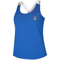 Quiet Please Serve & Volley Tank-Top Damen in blau von Quiet Please