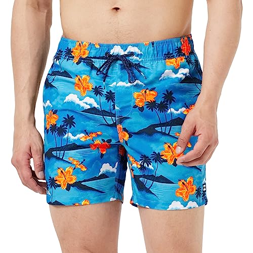 Billabong - Island 16" Boardshort für Männer - Oak/Cobblestone - S von Billabong