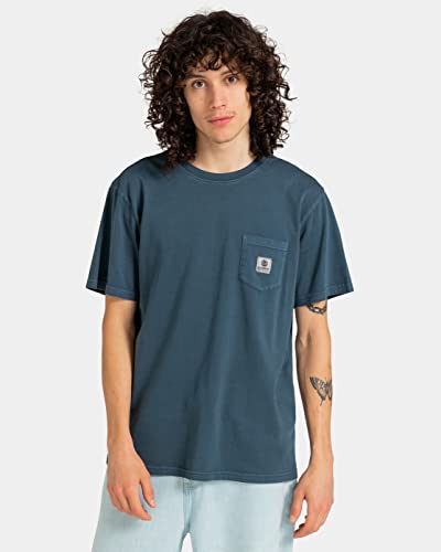 Element Basic Pocket - T-Shirt - Männer - S - Blau von Element