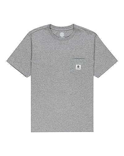 Element Basic Pocket - T-Shirt - Männer - L - Grau von Element