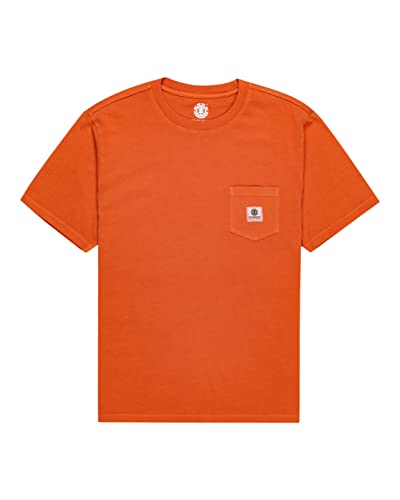 Element Basic Pocket - T-Shirt - Männer - S - Orange von Element