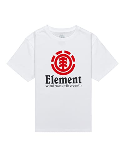 Element Vertical - T-Shirt - Jungen 8-16 - M/12 - Weiss von Element