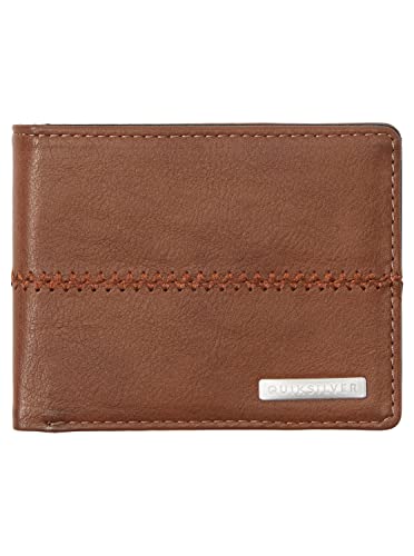 Quiksilver™ Stitchy Trifold Wallet Dreifach faltbares Portemonnaie Männer, Braun von Quiksilver