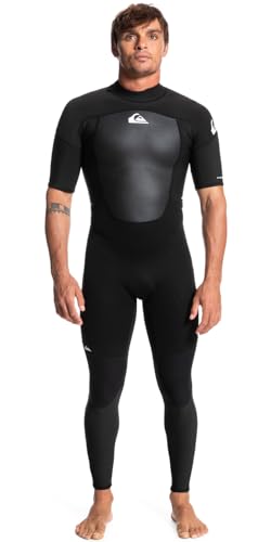 Quiksilver 2/2mm Prologue - Kurzärmliger Back-Zip-Springsuit für Männer Schwarz von Quiksilver