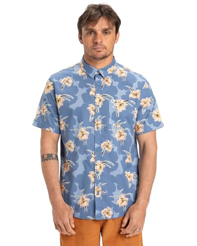 Quiksilver - Apero Classic Short Sleeved Shirt - Mann von Quiksilver