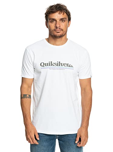 Quiksilver Between The Lines - T-Shirt für Männer Weiß von Quiksilver