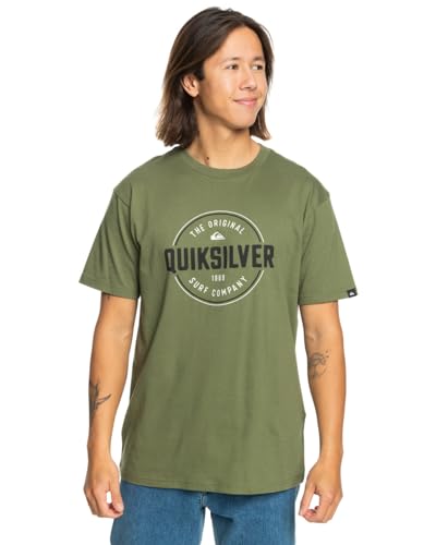 Quiksilver Circle Up - T-Shirt für Männer Grün von Quiksilver
