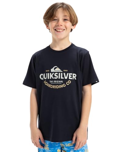 Quiksilver - Ev Typed Out T-Shirt mit kurzen Ärmeln - Kind von Quiksilver