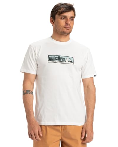 Quiksilver - Evo Endless Type T-Shirt mit kurzen Ärmeln - Mann von Quiksilver