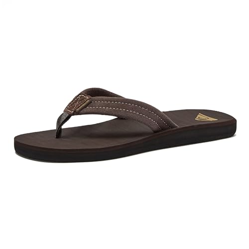 Quiksilver Herren Carver Suede Sandalen, Braun (Brown), 46 EU von Quiksilver