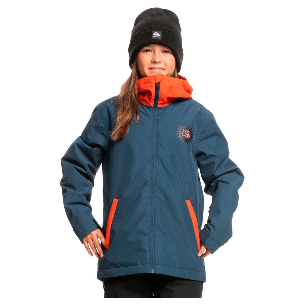 Quiksilver In The Hood Jacket Orange 10 Years Junge von Quiksilver