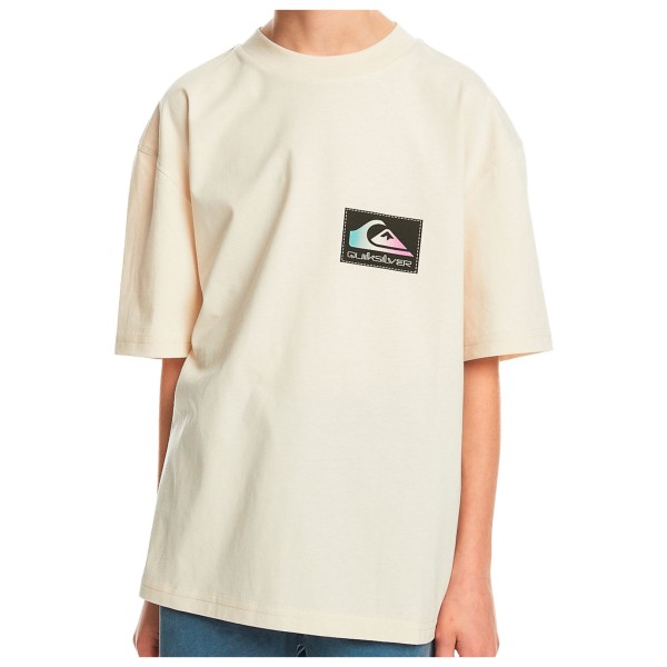 Quiksilver - Kid's Back Flash S/S - T-Shirt Gr 10;12;14;16;8 blau;weiß/beige von Quiksilver