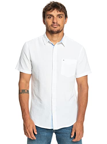 Quiksilver Time Box - Kurzärmliges Hemd für Männer Weiß von Quiksilver