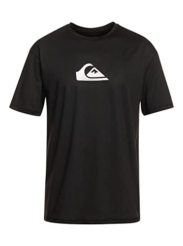 Quiksilver Solid Streak - Kurzärmliges Surf-T-Shirt mit UPF 50 für Männer Schwarz von Quiksilver