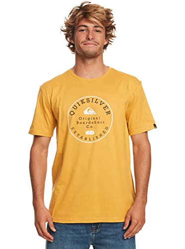 Quiksilver Circle Trim - T-Shirt für Männer Gelb von Quiksilver