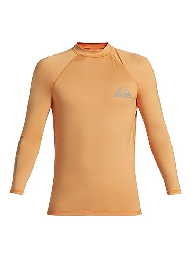 Quiksilver Everyday - Langärmliges Surf-T-Shirt mit UPF 50 für Männer Orange von Quiksilver