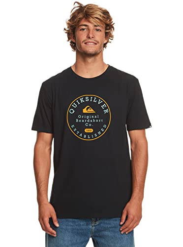 Quiksilver Circle Trim - T-Shirt für Männer Schwarz von Quiksilver