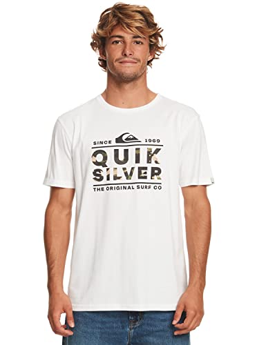 Quiksilver Logo Print - T-Shirt für Männer Weiß von Quiksilver