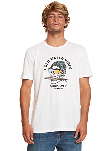 Quiksilver Skull - T-Shirt für Männer Weiß von Quiksilver