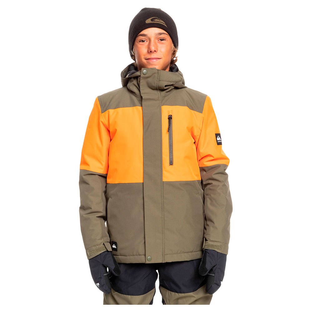 Quiksilver Mission Block Jacket Orange 10 Years Junge von Quiksilver