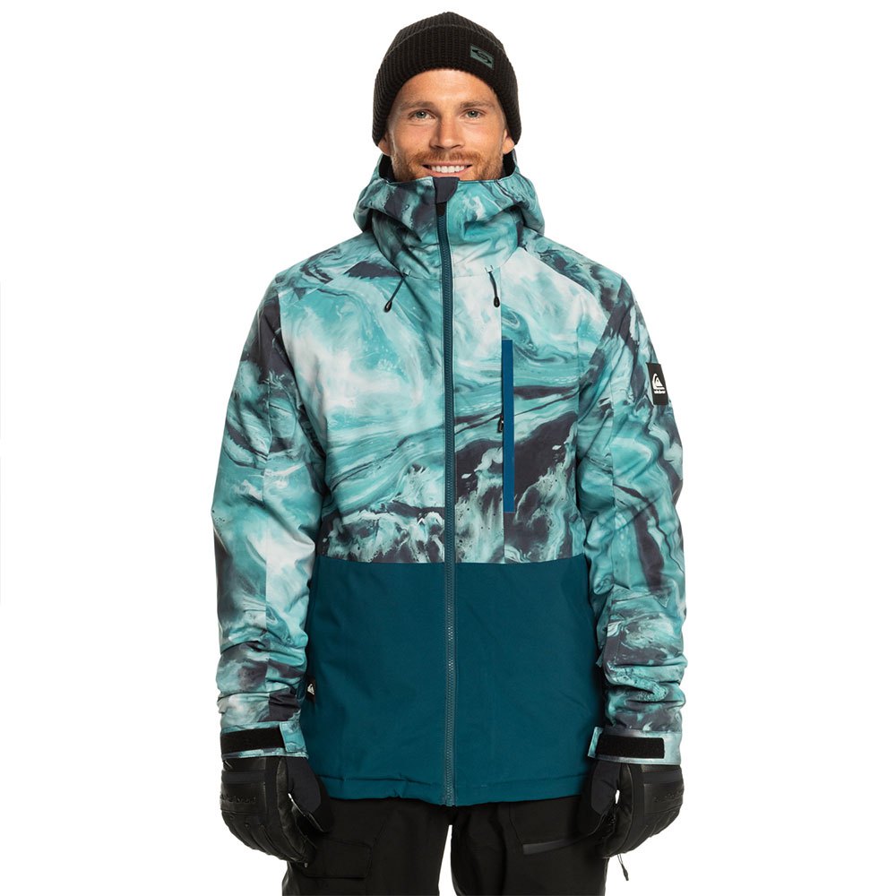 Quiksilver Mission Prt Bl Jacket Blau XS Mann von Quiksilver