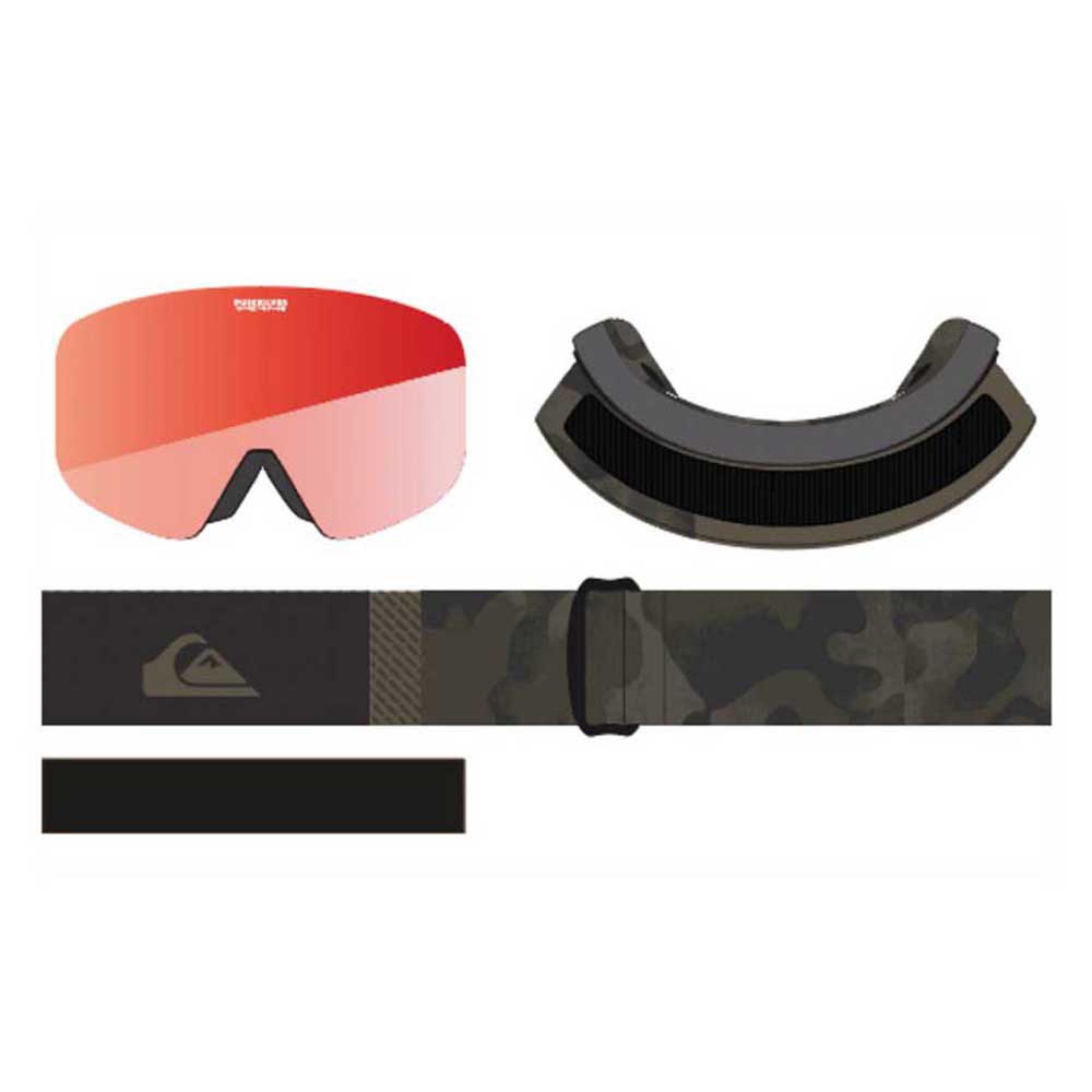Quiksilver Qsrc Nxt Ski Goggles Rot Fade Out / Nxt mlv Red/CAT 1-3 von Quiksilver