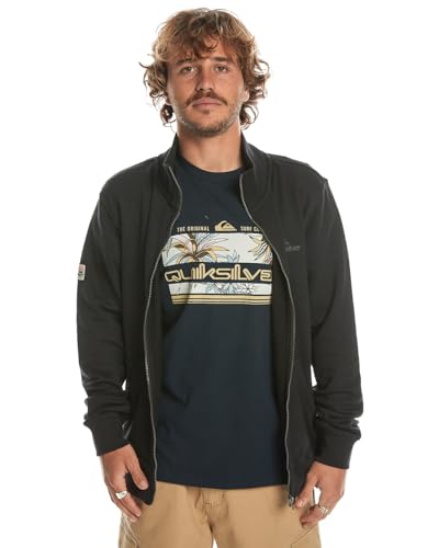Quiksilver Simple Surf - Sweatshirt mit Reißverschluss für Männer Schwarz von Quiksilver