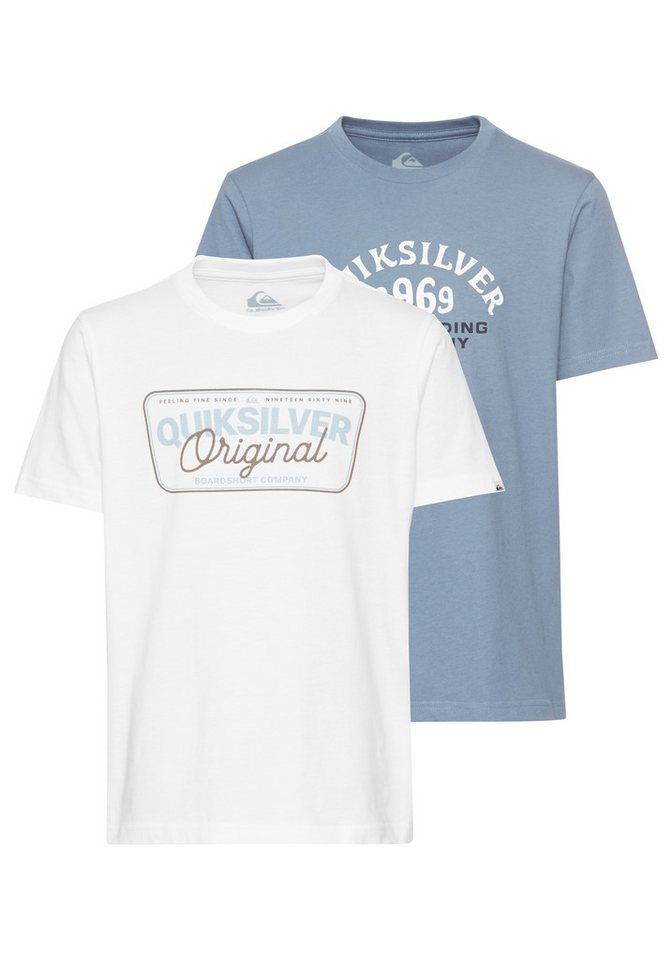 Quiksilver T-Shirt BOWNESHORT SLEEVE SHORT SLEEVE TEE PACK YTH (Packung, 2-tlg., 2er-Pack) von Quiksilver