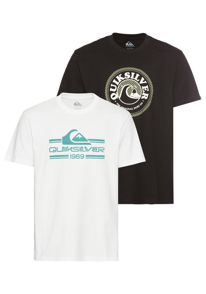 Quiksilver T-Shirt DISCO SURF SHORT SLEEVE TEE PACK YM (Packung, 2-tlg., 2er-Pack) von Quiksilver