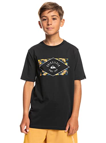 Quiksilver Circled Line - T-Shirt für Jungen 8-16 Schwarz von Quiksilver