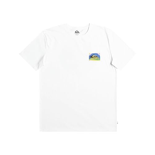 Quiksilver Colour Flow - T-Shirt für Männer Weiß von Quiksilver