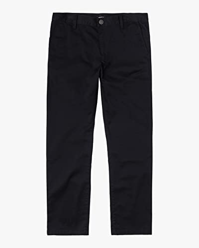 RVCA The Weekend Stretch - Hose mit Straight Fit für Männer Schwarz von RVCA