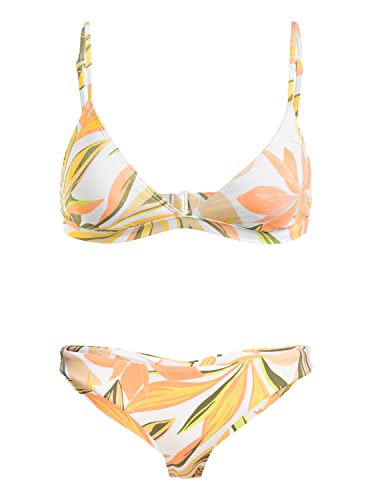 Roxy Printed Beach Classics - Triangle Bikini-Set für Frauen Weiß von Quiksilver
