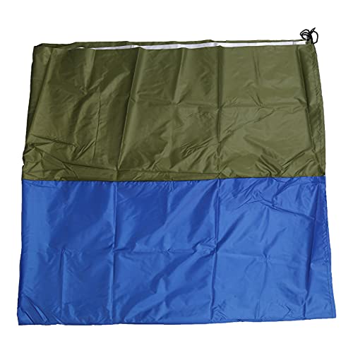 Qukaim Outdoor Supplies Isolations-Sonnenschutz, Mehrzweck-wasserdichte Campingmatte, Outdoor-Strandmatte, zweifarbig (grün-blau) von Qukaim
