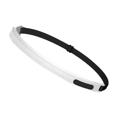 Qumiuu Athletisches Stirnband, elastische Sport-Stirnbänder, rutschfeste, dünne Haarbänder mit Silikongriff, Silikon-Griff-Übungshaar-Schweißbänder, elastisches Sport-Stirnband-Schweißband von Qumiuu