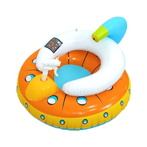 Qumiuu Aufblasbares Spielzeug für Kinder, Pool-Schlauchboote für Kinder,Aufblasbares Battle Pool Ride-Ons Floaties Spielzeug - Aufblasbares Schwimmboot, Poolspielzeug, Aufsitz-Floaties für Pool, von Qumiuu