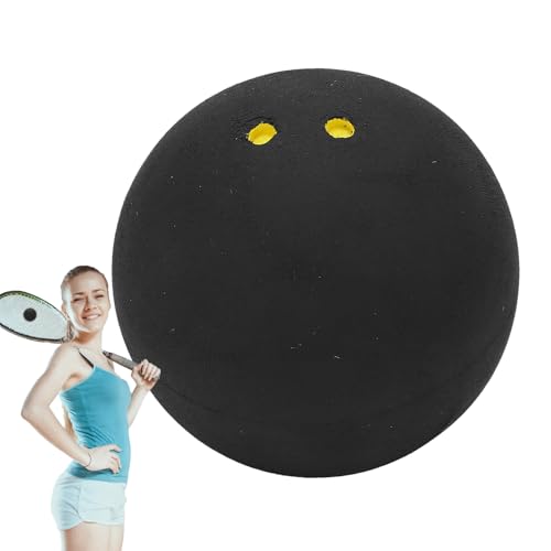 Quorvex Squashball | Hochspringender Mit Doppeltem Gelbem Punkt - Doppelter Gelber Punkt Trainingsausrüstung Für Anfänger Und Fortgeschrittene Einfacher Transport Wettkampfvorbereitung von Quorvex