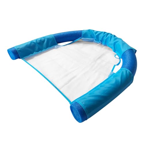 Schwimmender Stuhl Mit Netz, Schwimmnudel Erwachsene Poolnudel, Pool Sitz,Wassernetz U-Sitz Tragbarer, Pool Nudel Stuhl Für Erwachsene Und Kinder Schwimmen von Qutalmi