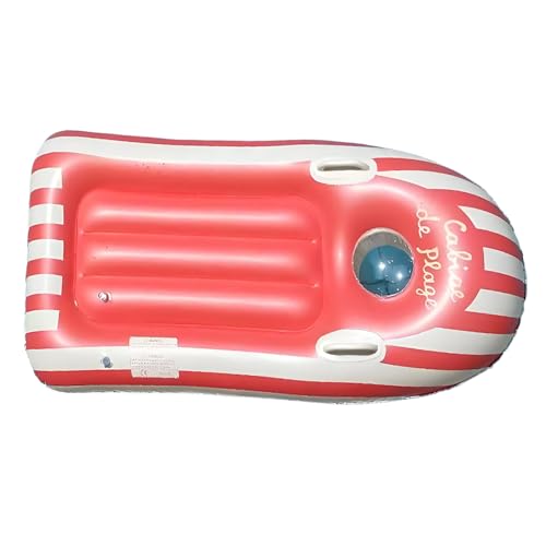 für , aufblasbares Surfbrett mit Griffen, 46,85 x 22,83 Zoll, leichtes Bodyboard für Kinder und Erwachsene, Sommer-Surfausrüstung für Pool, See, See, Wasser, , Party, Reisen von Qzdtue