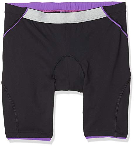 R/H Fusion W Short, Damen, ECD0121 944XL, Black-Purple, XL von rh+