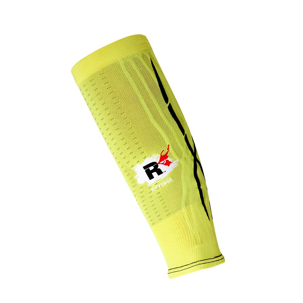 R-evenge Tape Calf Sleeves Gelb S Mann von R-evenge