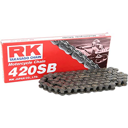 R&K RK Kette 420SB 1/2 x 1/4 Std Verstärkt 104Glieder passend zu Honda AFS 110 von R&K