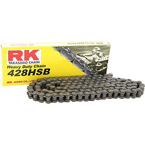 R&K RK Kette 428HSB 1/2x5/16 verstärkt 120 Glieder grau von R&K