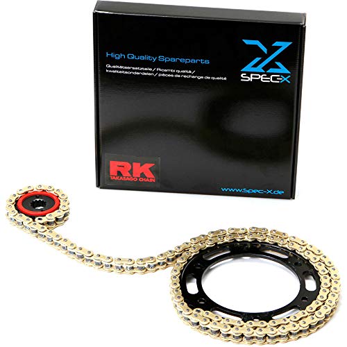 R&K RK Kettensatz 13-50-114/520 SL Stahl Kettenrad: Alu RK Standard GB520MXZ4 von R&K