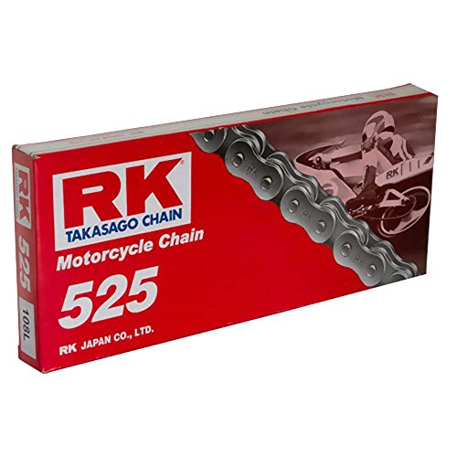 R&K RK Standardkette 525/108 Kette Offen + Clipschloß Schwarz 9555217605544 von R&K